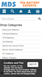 Mobile Screenshot of mdsbattery.co.uk